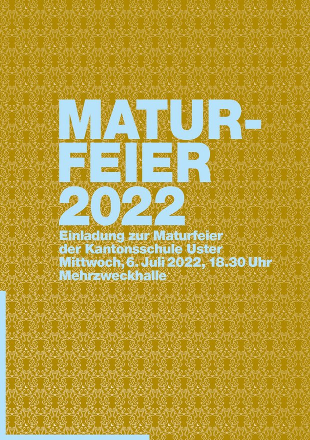 Einladung zur Maturfeier 2022