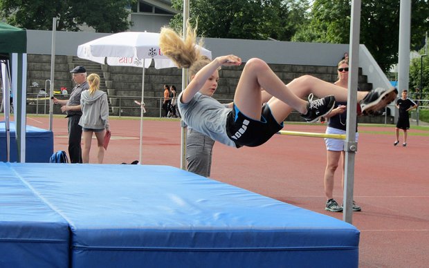 Hochsprung, Sporttag 2017