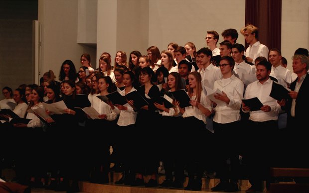 Weihnachtskonzert, Schülerfoto: Leo Burkart, G3d 