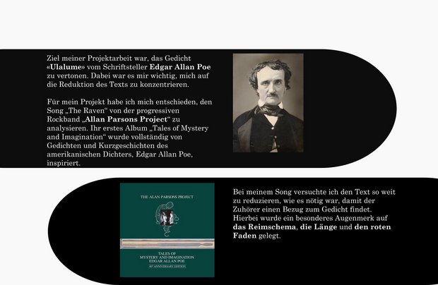 Plakat: Der Weg von einem Gedicht bis zum Song