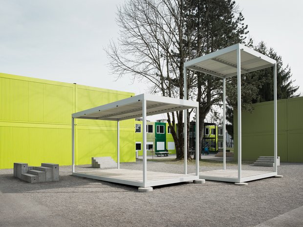 Markus Weiss; Module Treppen-, Pavillion- und Farbspiel