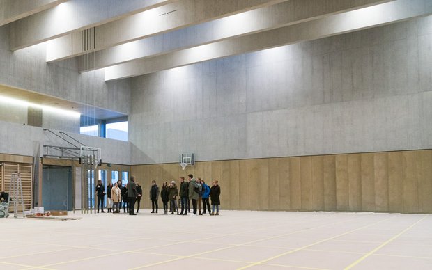 Dimensionen der neuen Turnhalle