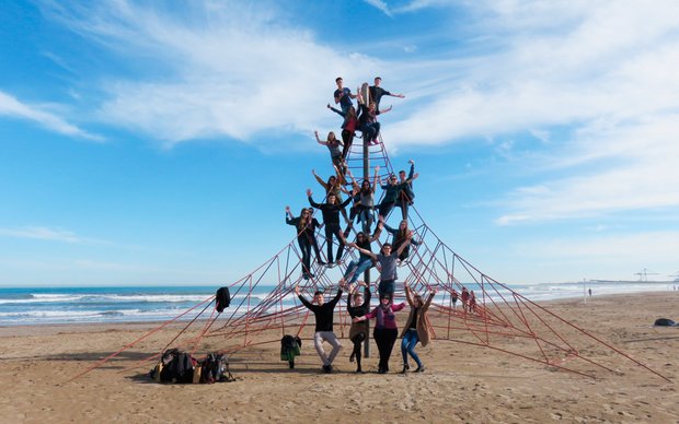 «Foto de Grupo» am Strand