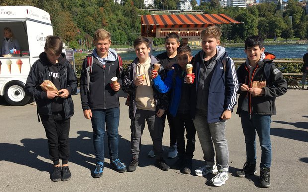 Mittagspause am Rheinfall