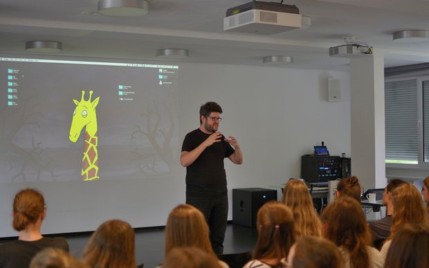 Einblicke in die Welt der Animation, Schülerfoto: Jonas Morf, Marina Joss