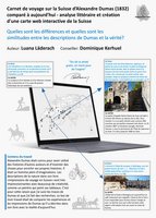 Luana Läderach: Carnet de voyage sur la Suisse d’Alexandre Dumas (1832) comparé à aujourd'hui – analyse littéraire et création d'une carte web interactive de la Suisse