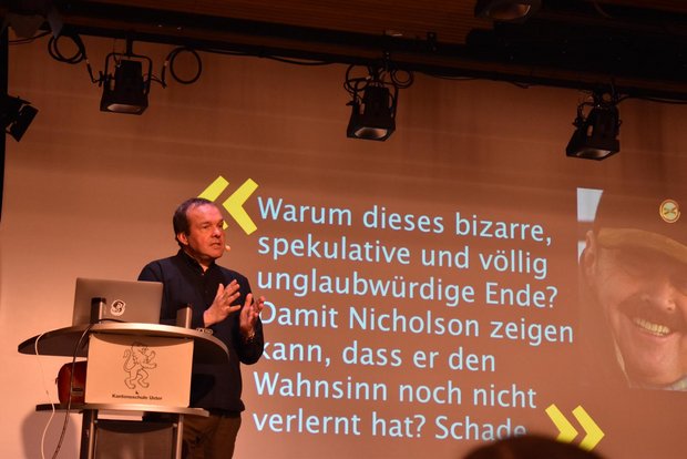 Wer Filme liest, hat mehr vom Sehen – Filmlesung mit Thomas Binotto, Bild: Tanja Höppli