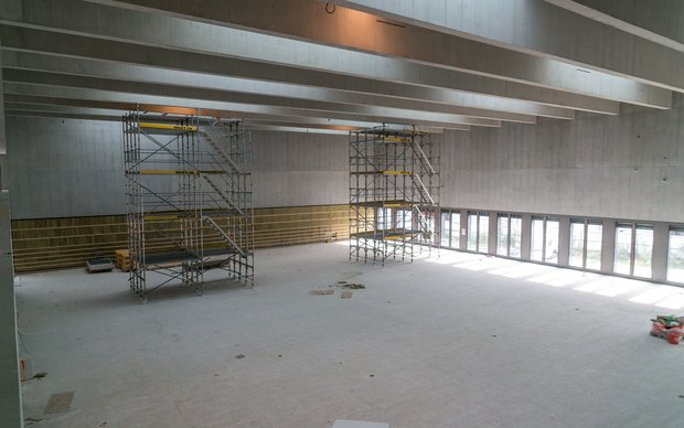 Die neue Mehrzweckhalle