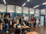 Im Schulzimmer des Filmes Fack ju Göhte, Schwerpunktfachwoche der G6e in München 2022