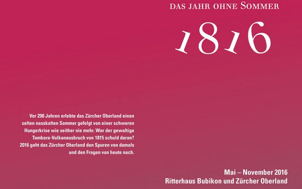 Projekt 1816 – Das Jahr ohne Sommer