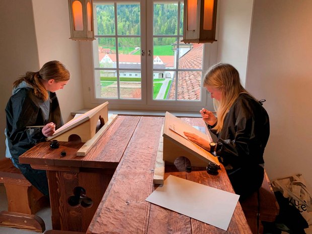 Exkursion der ersten Klassen zum Kloster Einsiedeln