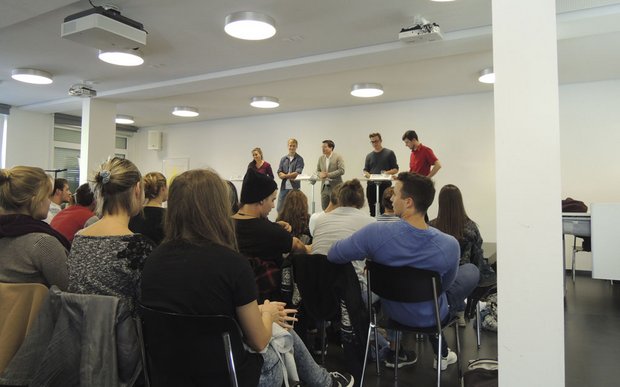 Podiumsdiskussion über nachhaltige Energie, 6. Klassen