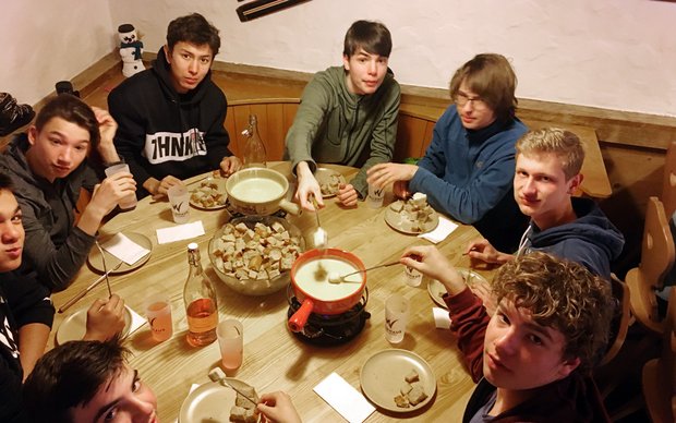 Die 4. Klassen im Schneesportlager Oberdorf Wildhaus