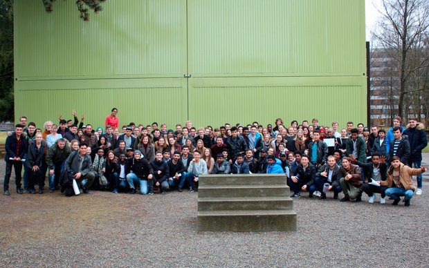 Gruppenfoto vom Begegnungstag an der KUS