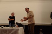 Eine Lesung voller literarischer Einblicke, Schülerfoto: Kaito Locher; G6d